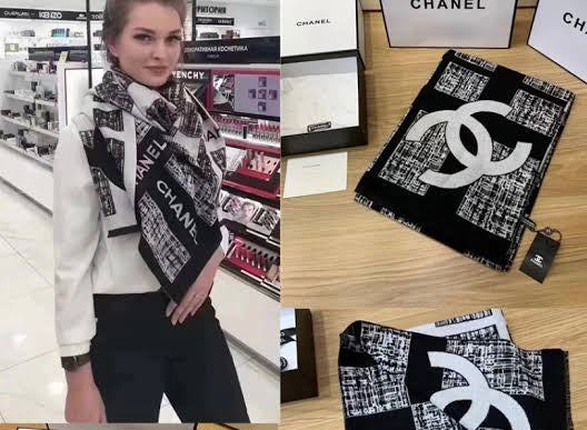 Chanel – Double-Face Signature Shawl