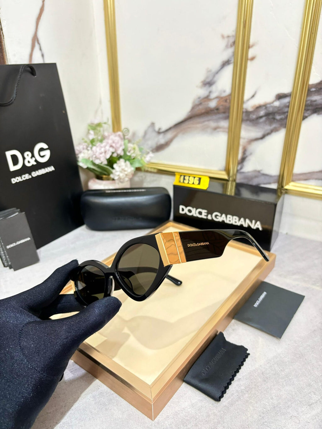 Dolce & Gabbana Devotion Geometric Sunglasses