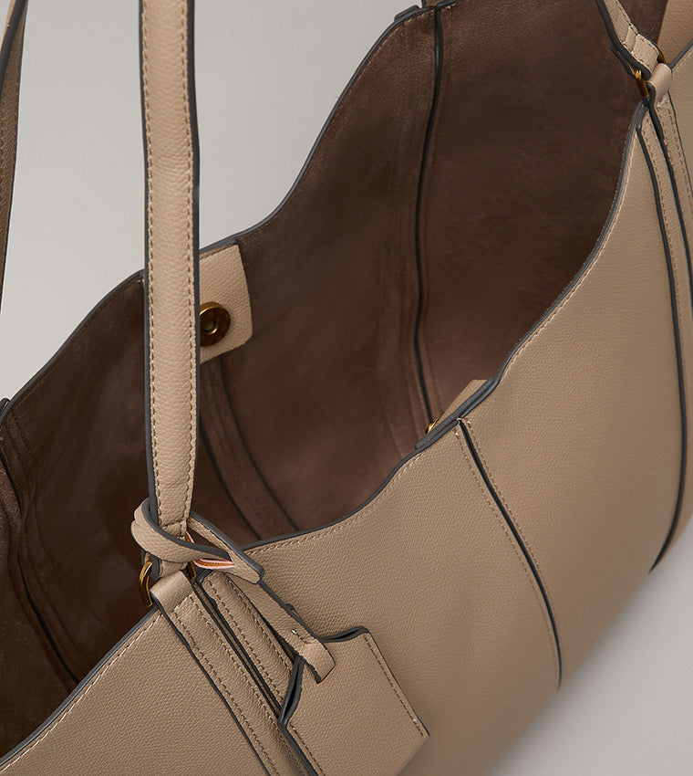 Zara Minimalist Tote Bag with Inner Pouch