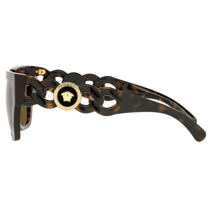 Versace Medusa Chain Square Sunglasses