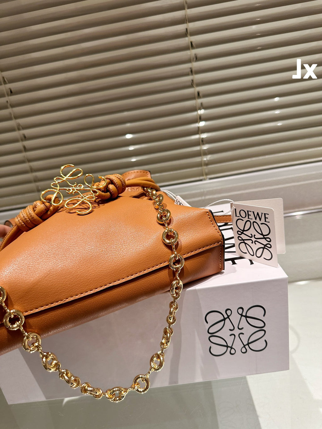 Loewe Anagram Chain Bucket Bag