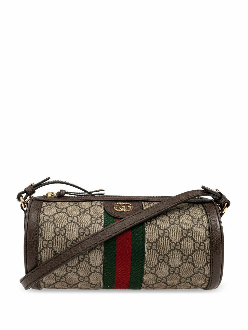 Gucci GG Canvas Shoulder Bag with Chain