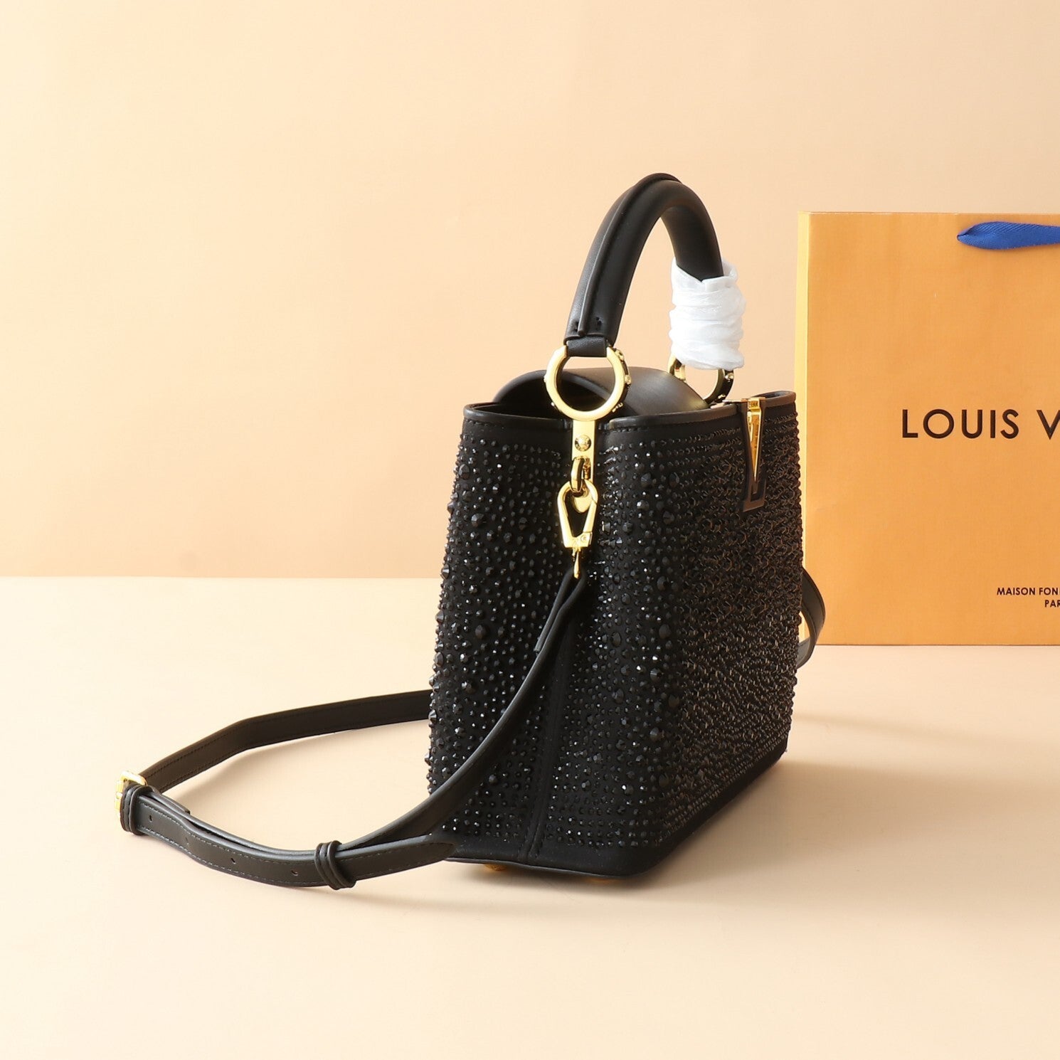 Louis Vuitton Capucines Crystal Bag