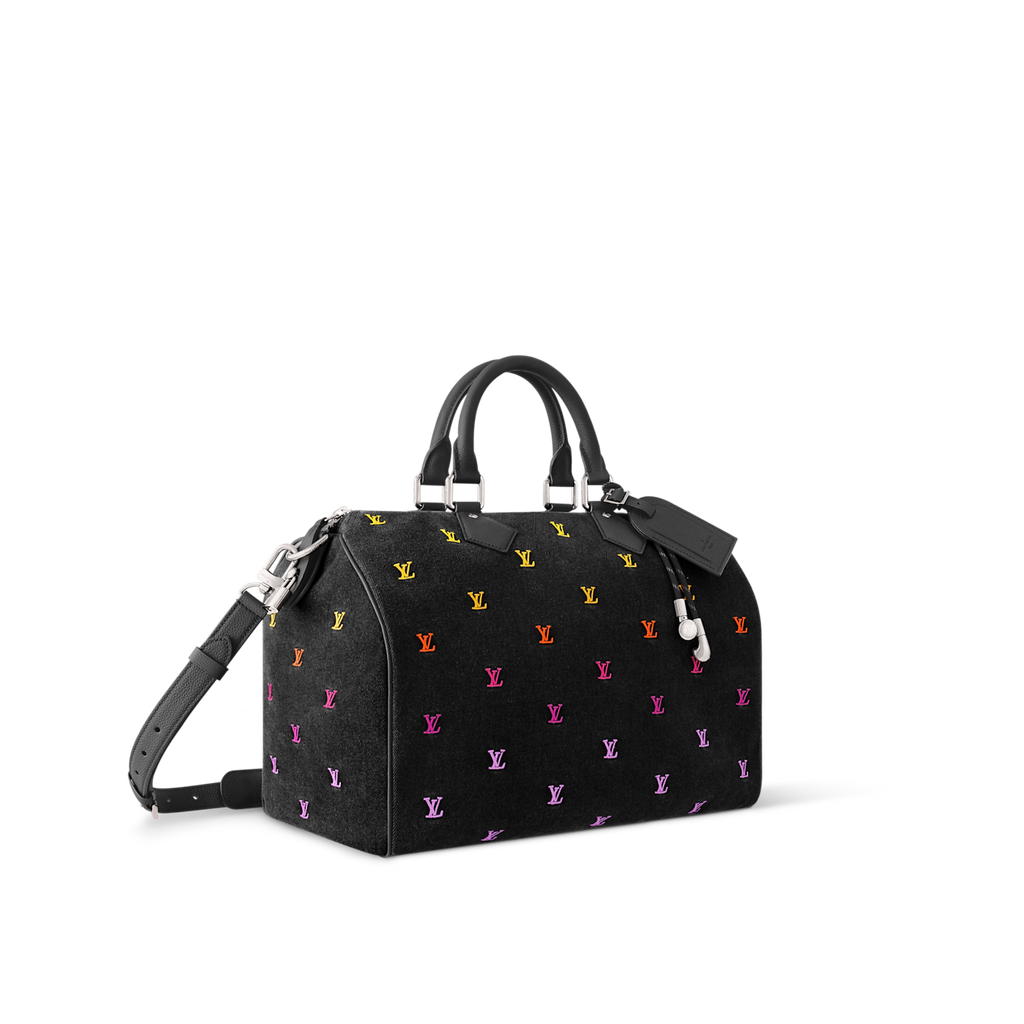 Louis Vuitton Black Denim Monogram Duffle Bag – Jeans Quality