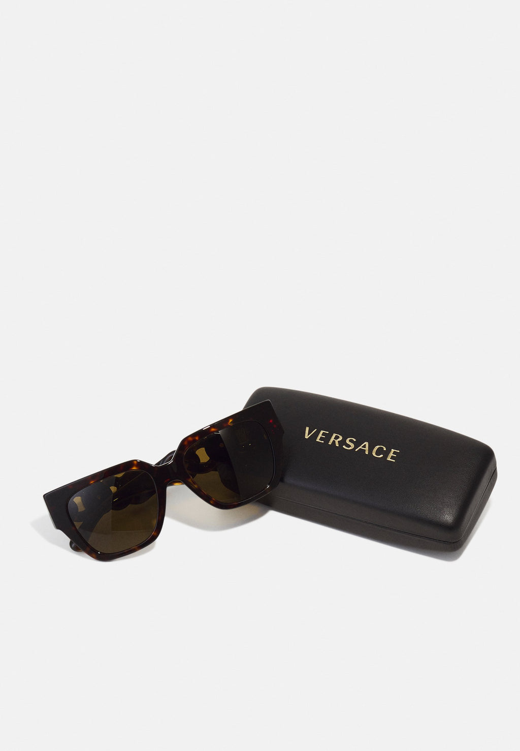 Versace Medusa Chain Square Sunglasses