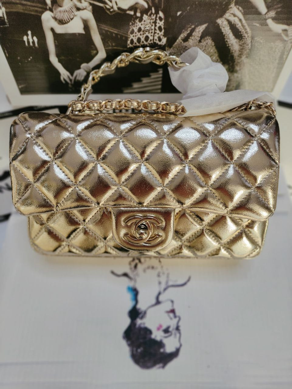 Chanel Classic Flap Bag – Metallic Gold