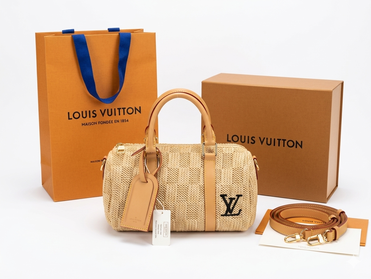 Louis Vuitton Keepall Bandoulière 20 Damier Mesh