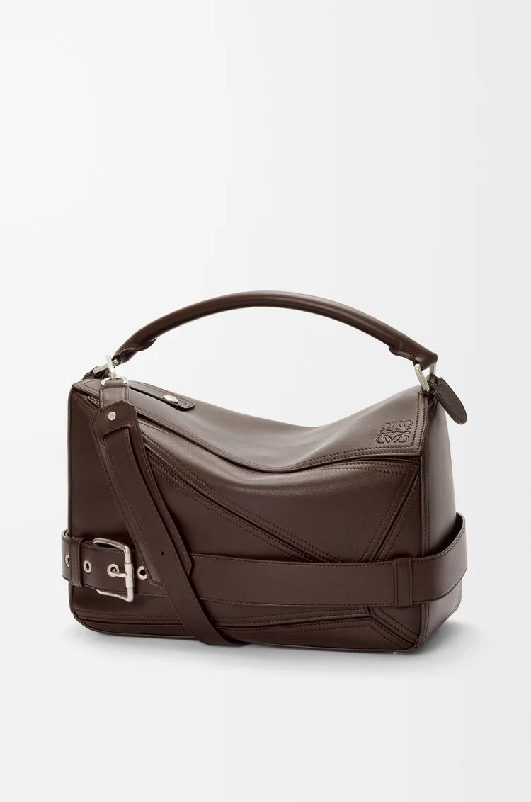LOEWE Puzzle Biker belted leather