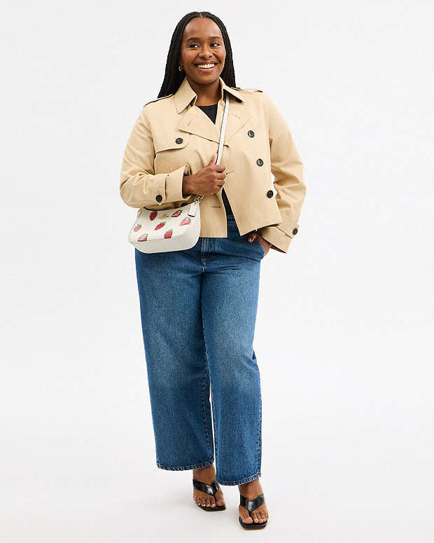 COACH TERI SHOULDER BAG WITH STRAWBERRY PRINT 🍓