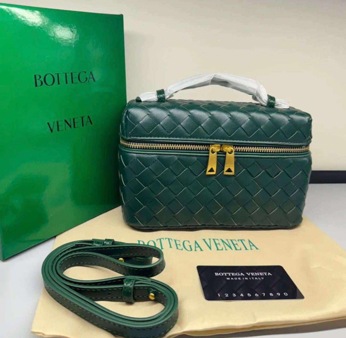 Bottega Veneta Bang Bang small Intrecciato leather vanity bag