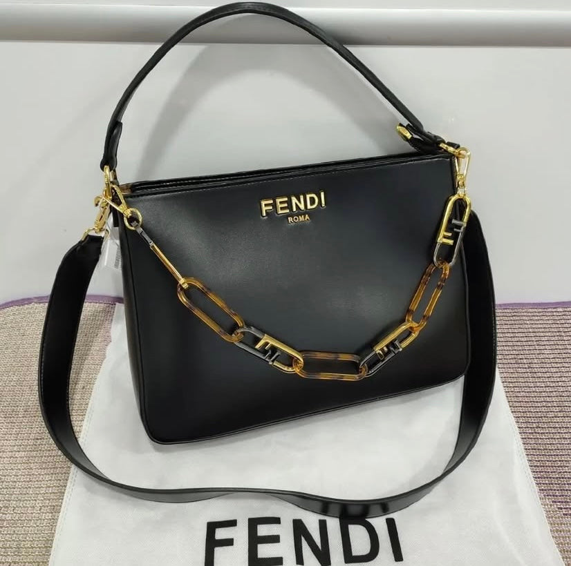 Fendi Chain Handle Tote Bag