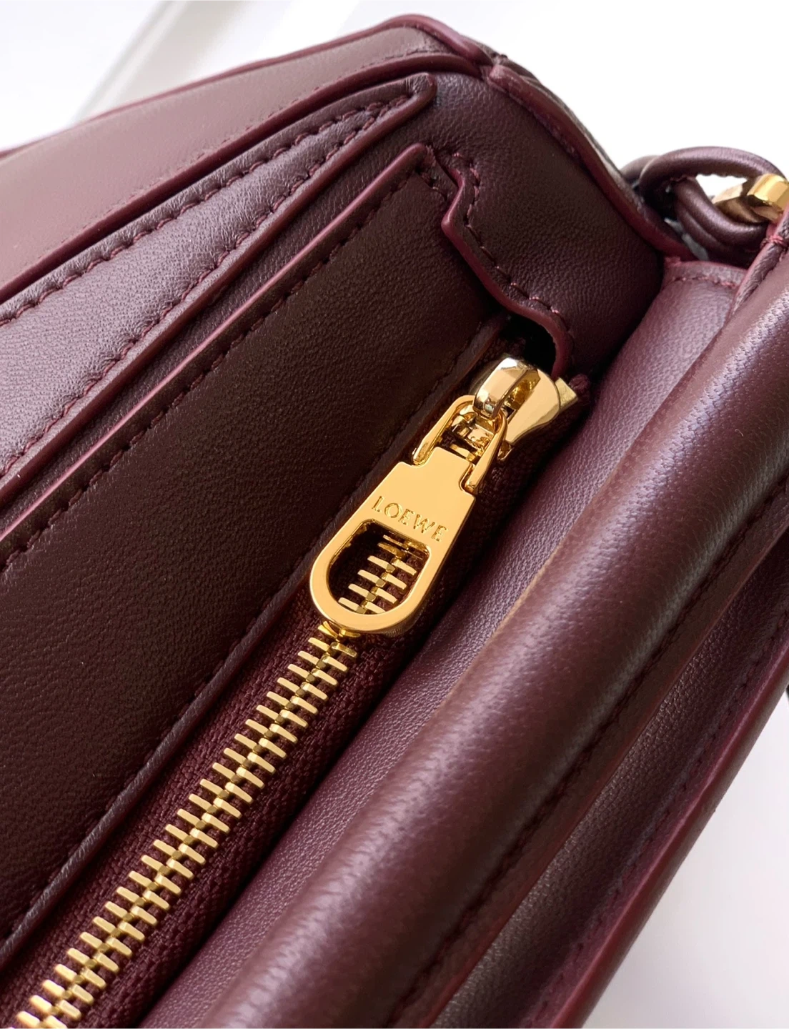 LOEWE Leather Featherlight Puzzle Top-Handle Bag