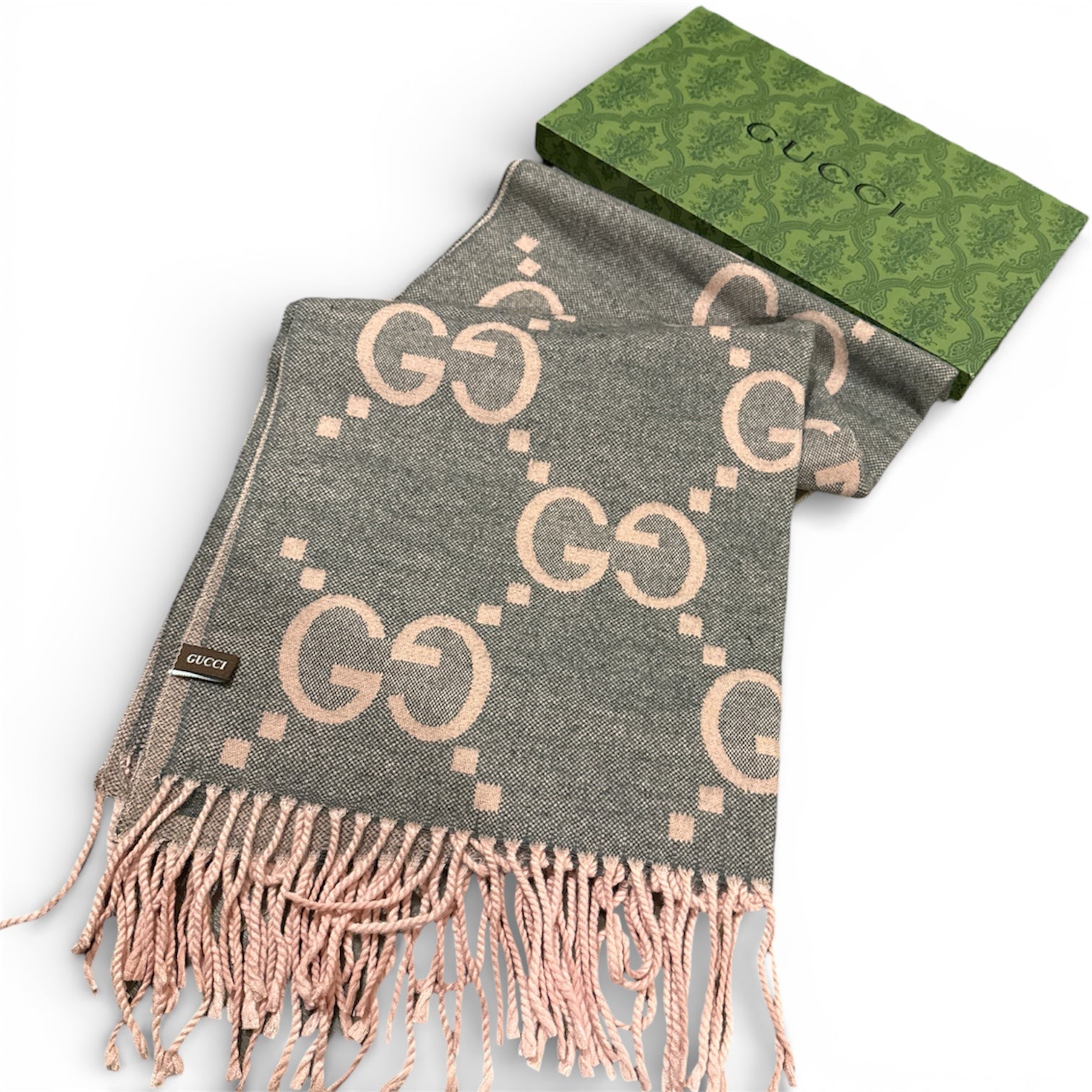 Gucci Double Face Wool Scarf