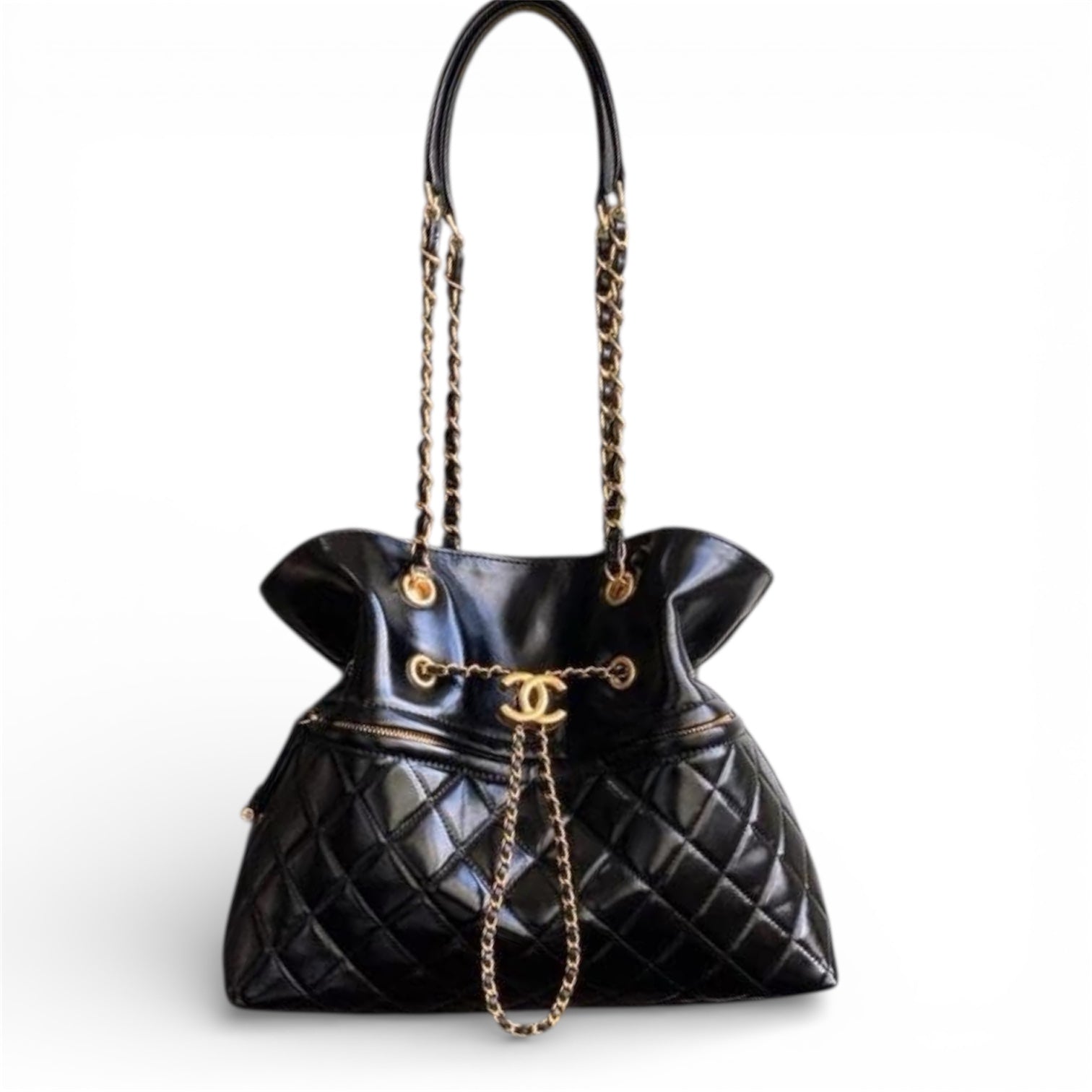 Chanel Vintage CC Chain Tote Bag