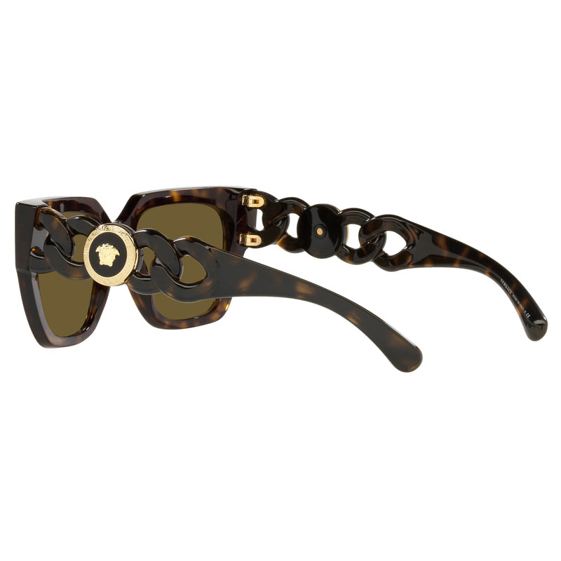Versace Medusa Chain Square Sunglasses