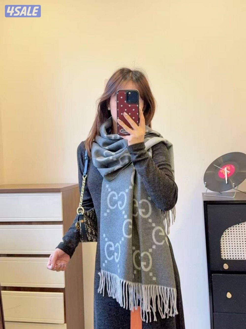 Gucci Double Face Wool Scarf