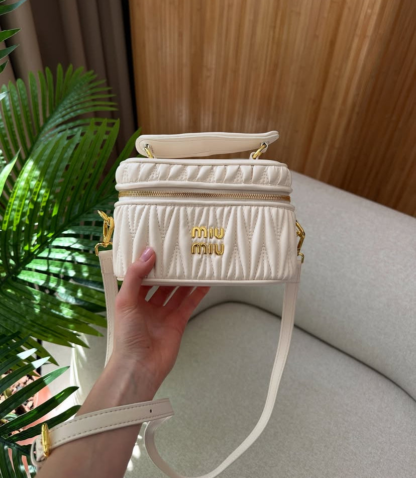 Miu Miu Matelassé Vanity Bag