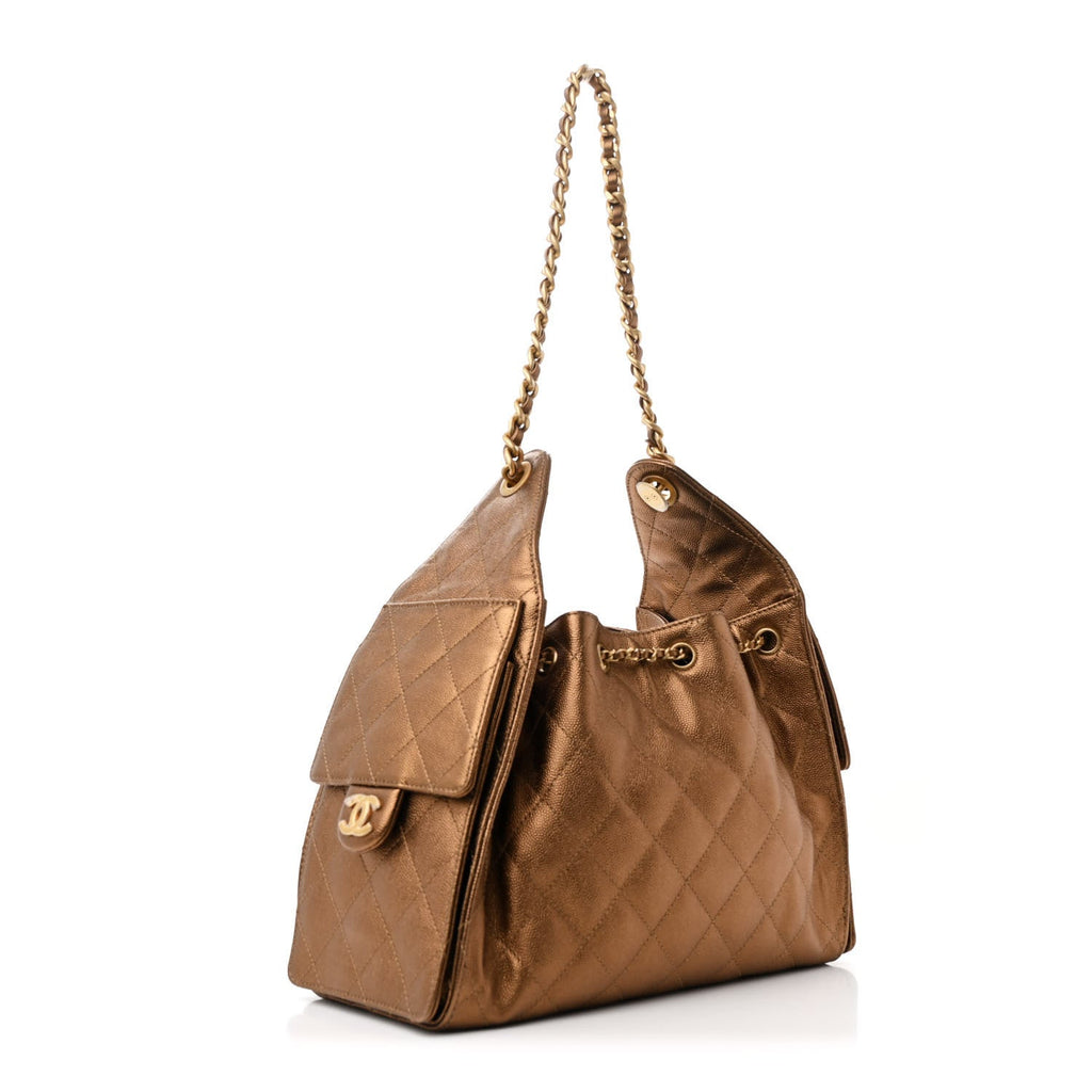 CHANEL Caviar Quilted 25 Handbag