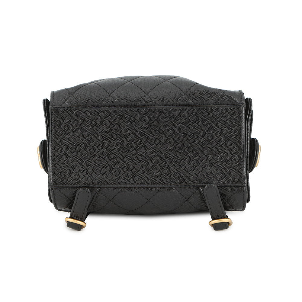 Chanel Quilted Drawstring Backpack