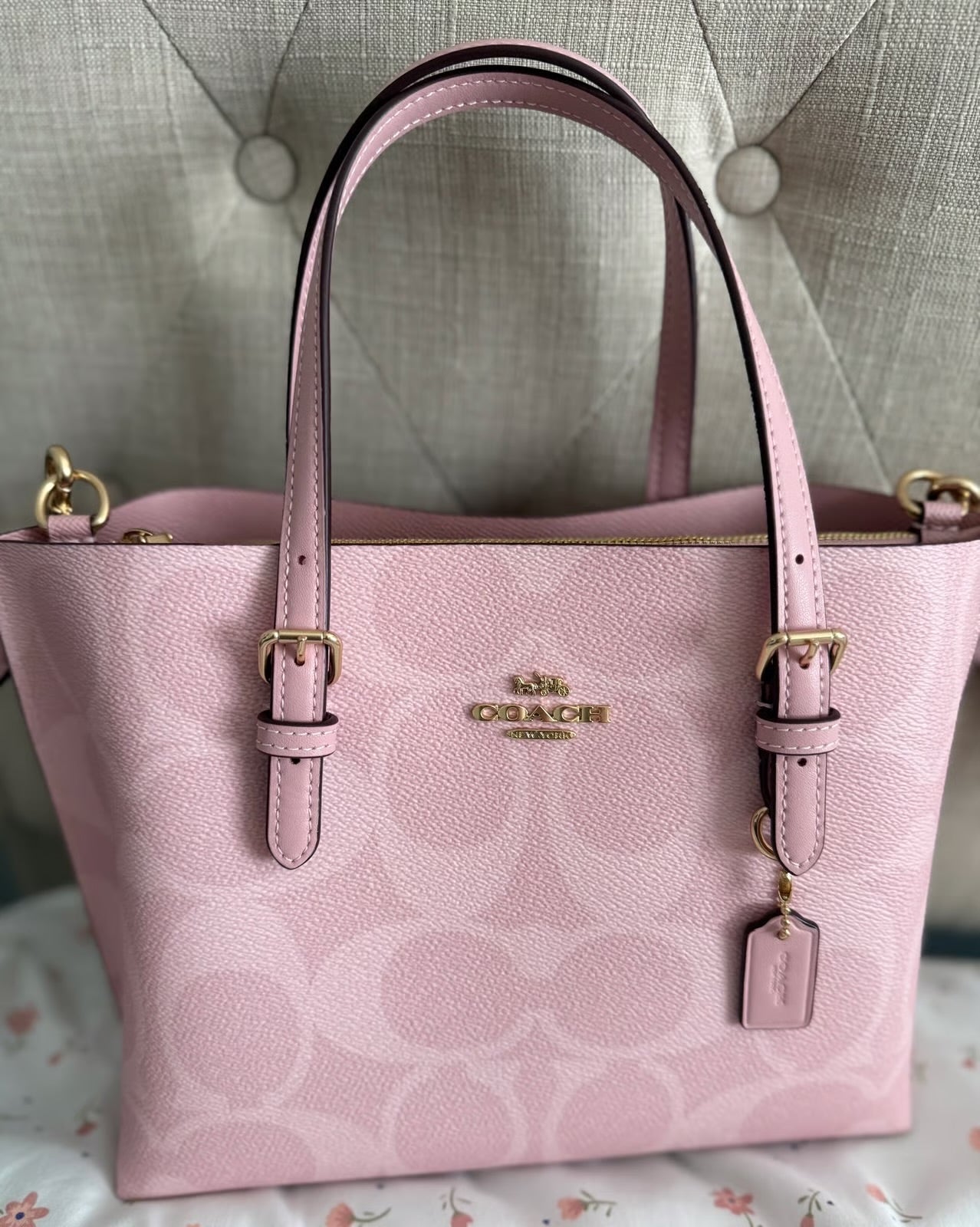 COACH Mollie Tote Bag 25 In Signature Canvas