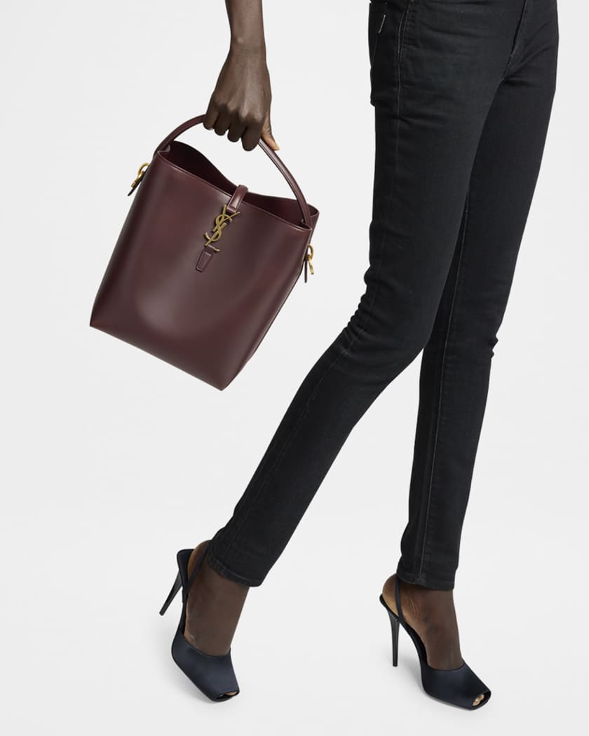 Saint Laurent Le 37 Leather Bucket Bag