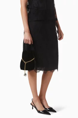Prada Satin Mini Bucket Bag