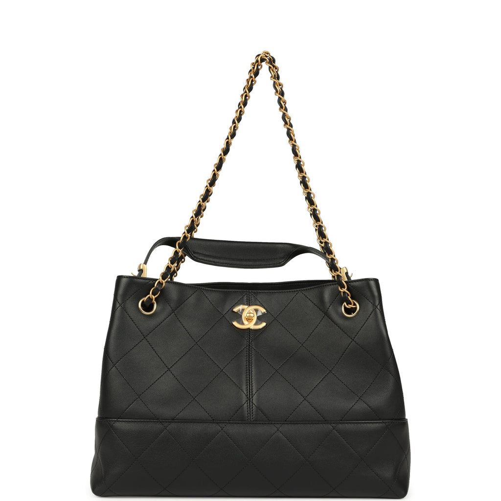 Chanel Calfskin Stitched Large Shopping Bag