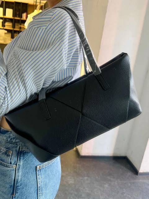 Zara Geometric Tote Bag