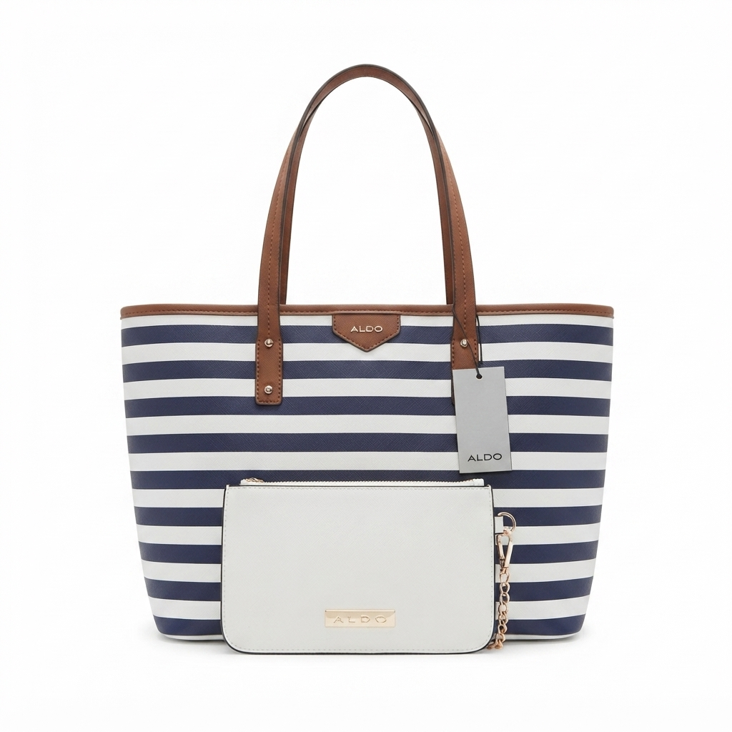 ALDO Nautical Stripe Tote Bag