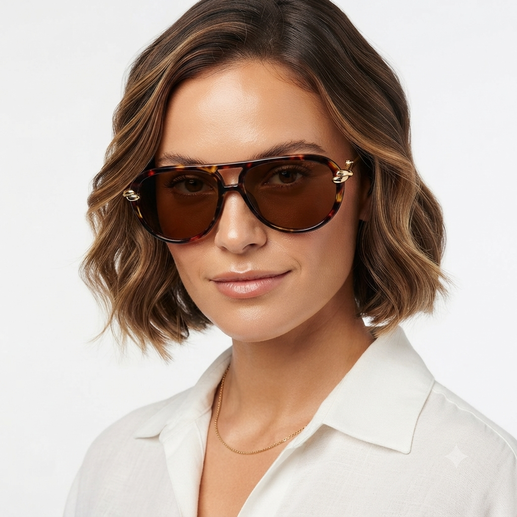 Bottega Veneta Navigator Sunglasses