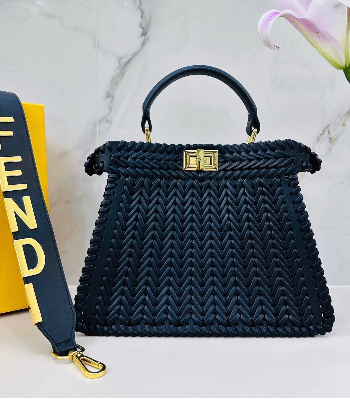 Fendi Peekaboo ISeeU Woven Edition