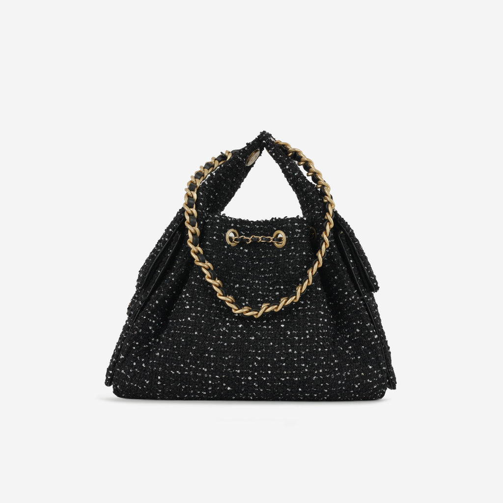 CHANEL 25 Tweed Hobo Bag