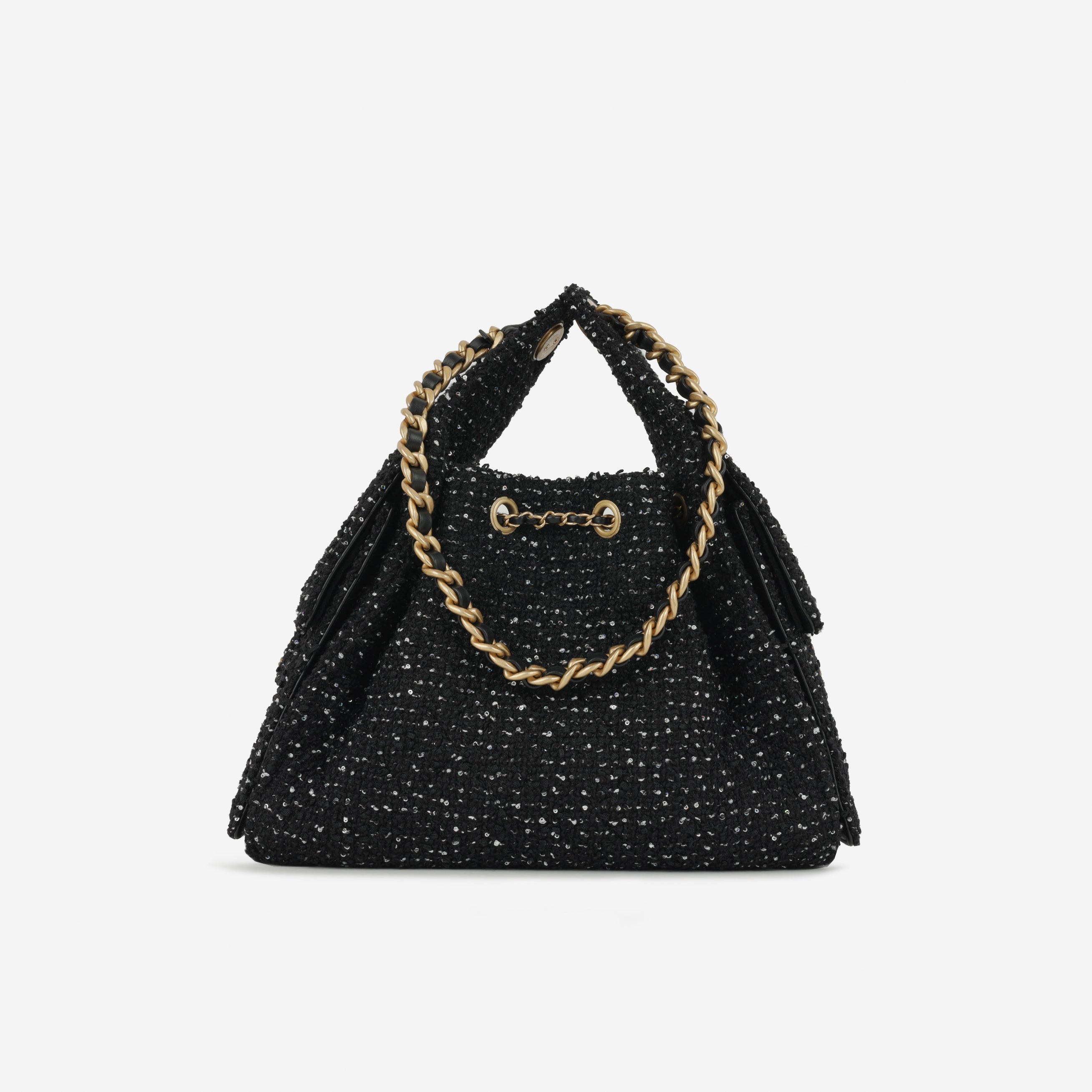 CHANEL 25 Tweed Hobo Bag