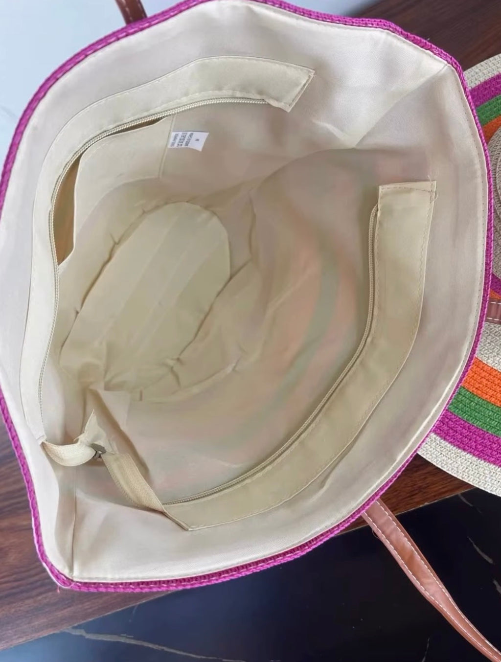 YSL Straw Tote & Hat Summer Set