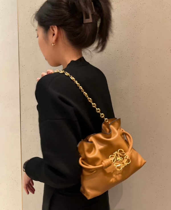 Loewe Anagram Chain Bucket Bag