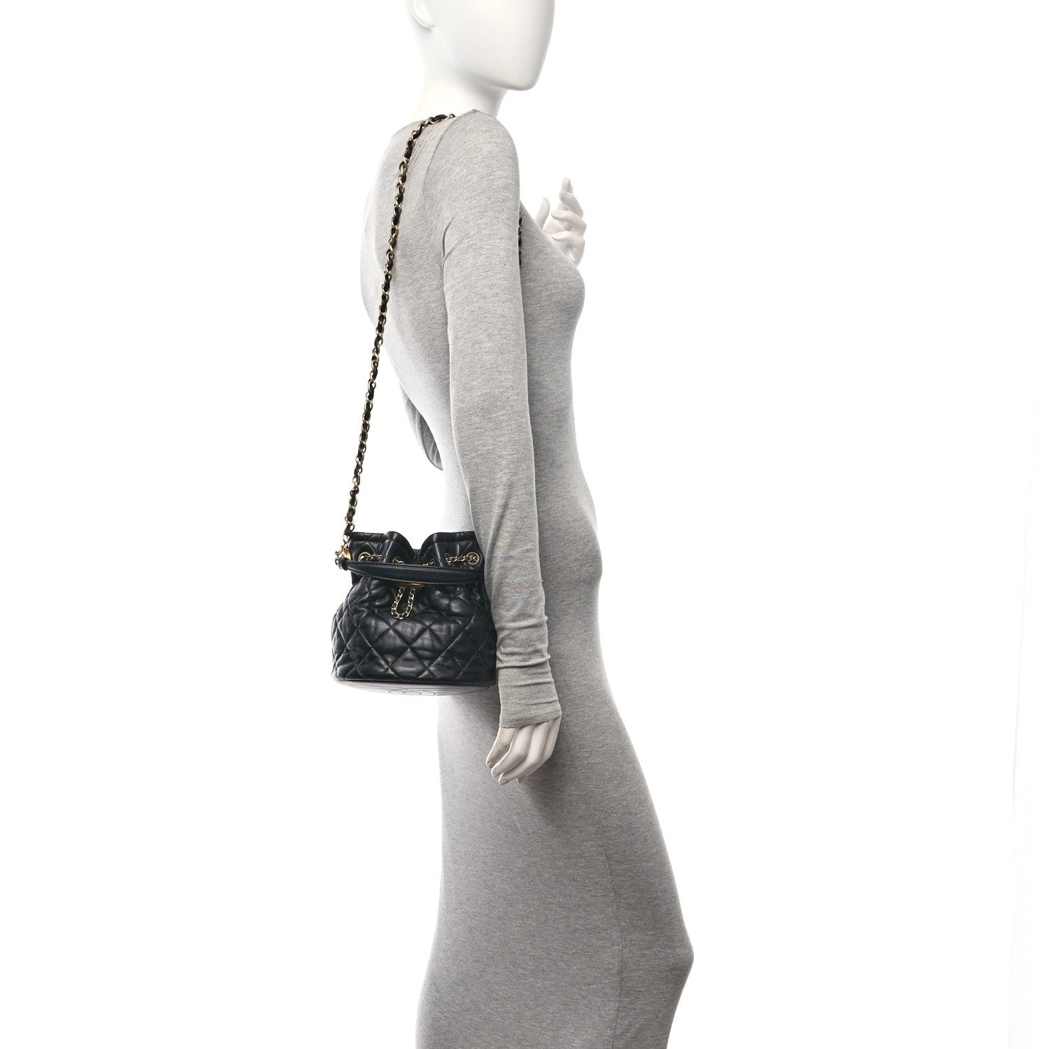 Chanel Drawstring Bucket Bag