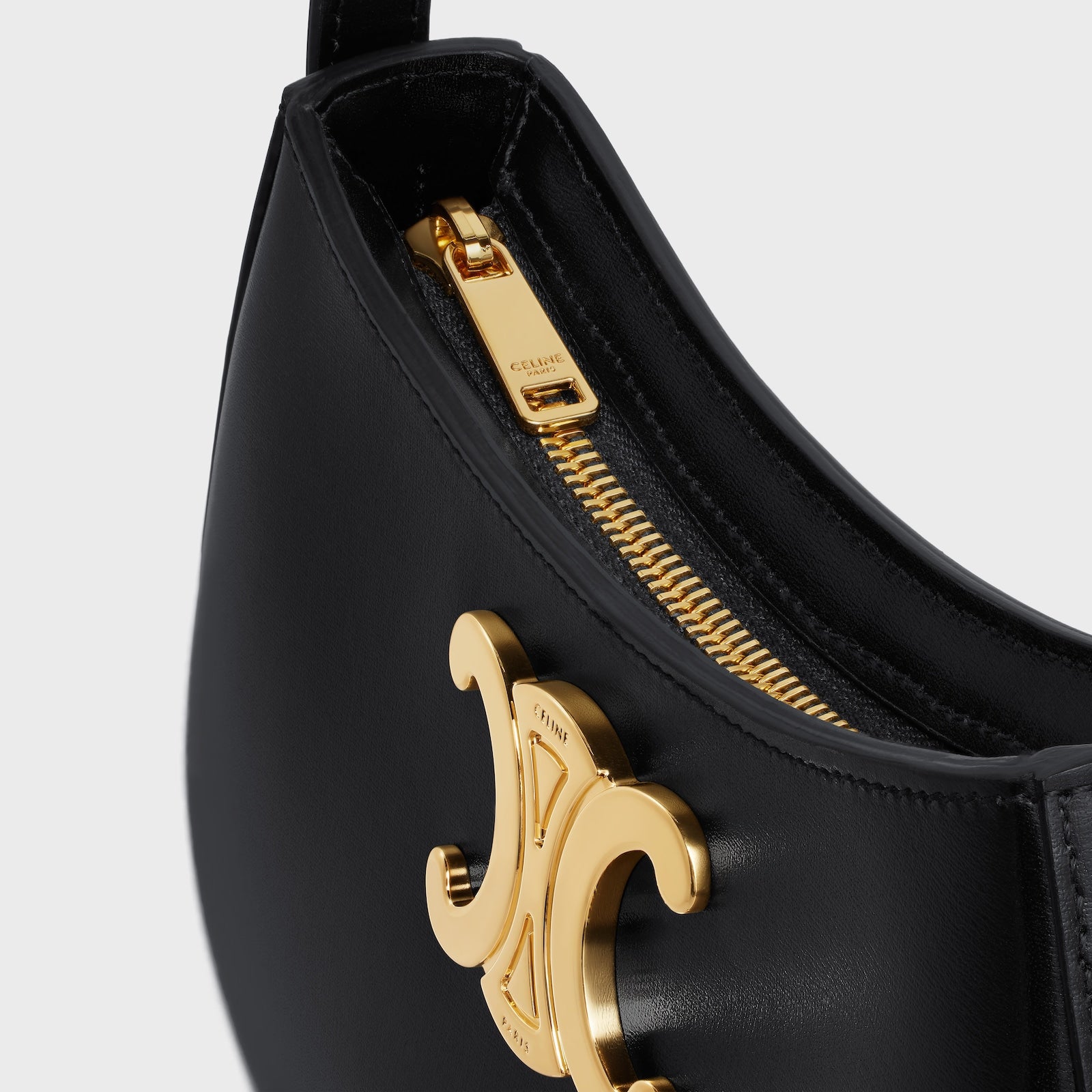 CELINE Small Tilly Bag in Shiny Calfskin