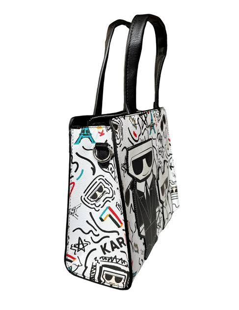 Karl Lagerfeld Canvas Tote Bag