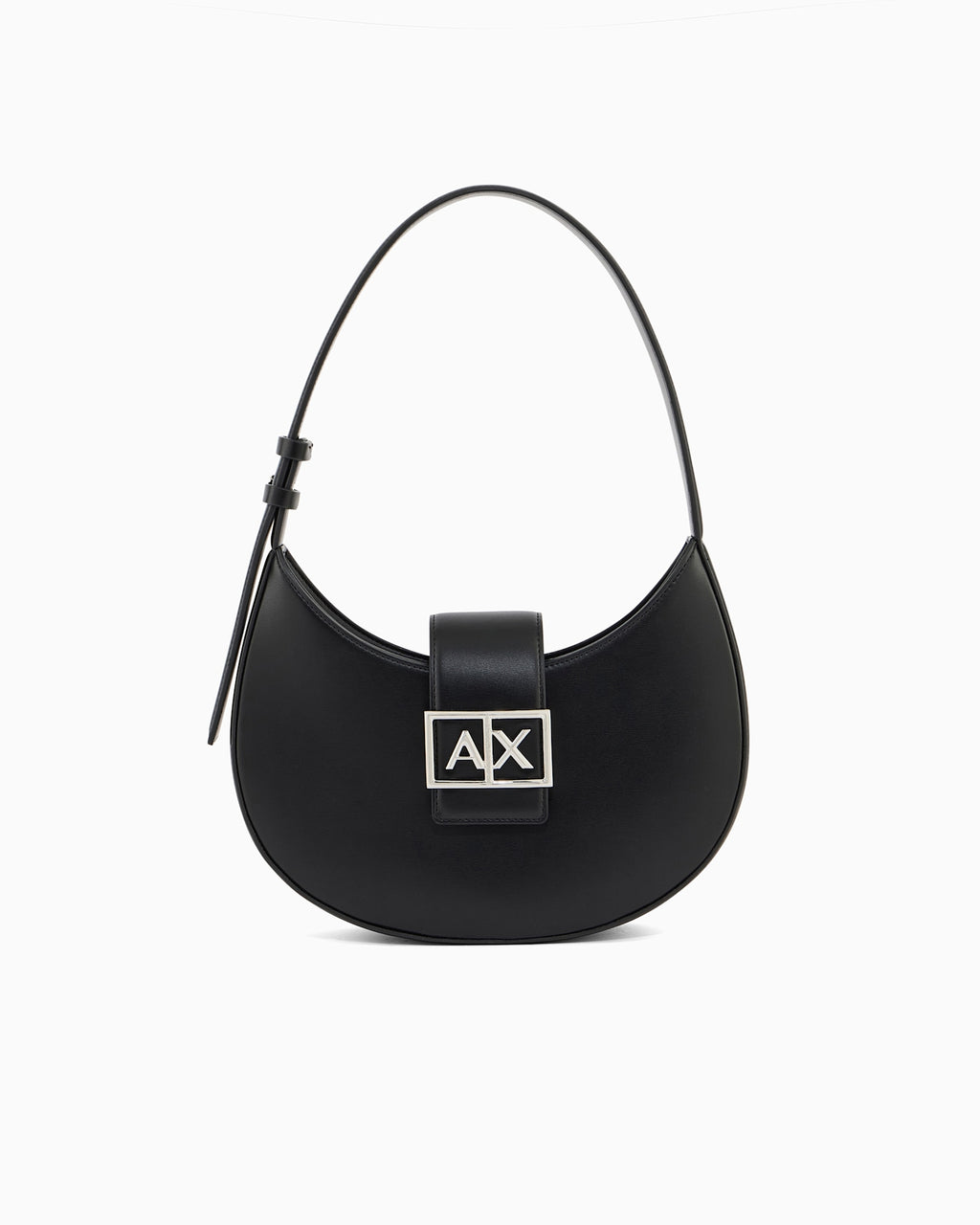 Armani Exchange Logo Buckle Shoulder Bag