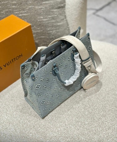 Louis Vuitton Onthego MM – Monogram Empreinte Denim