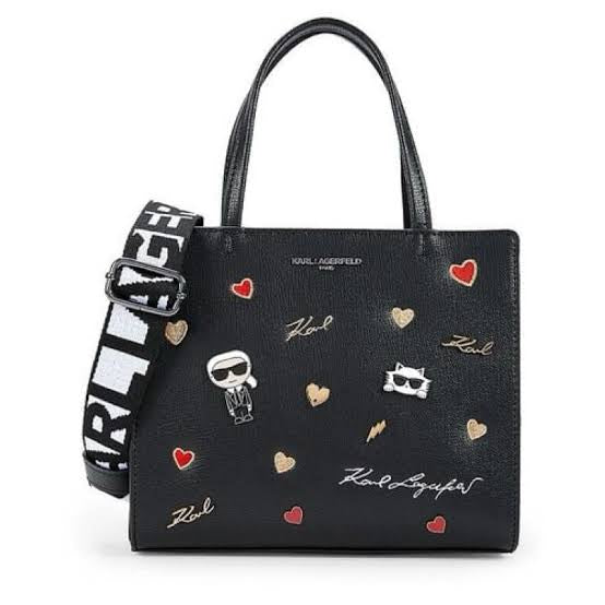 Karl Lagerfeld Canvas Tote Bag