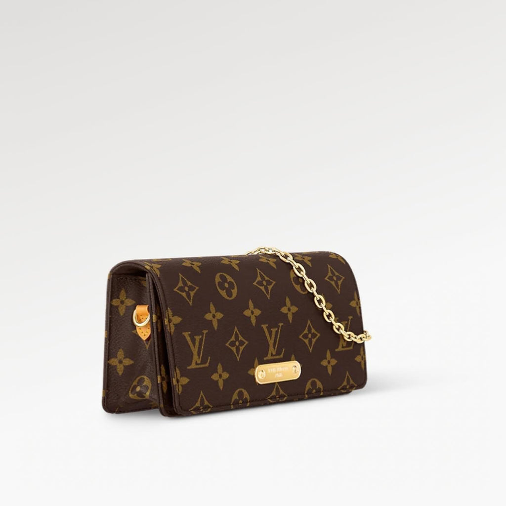 Louis Vuitton Wallet On Chain Lily Monogram