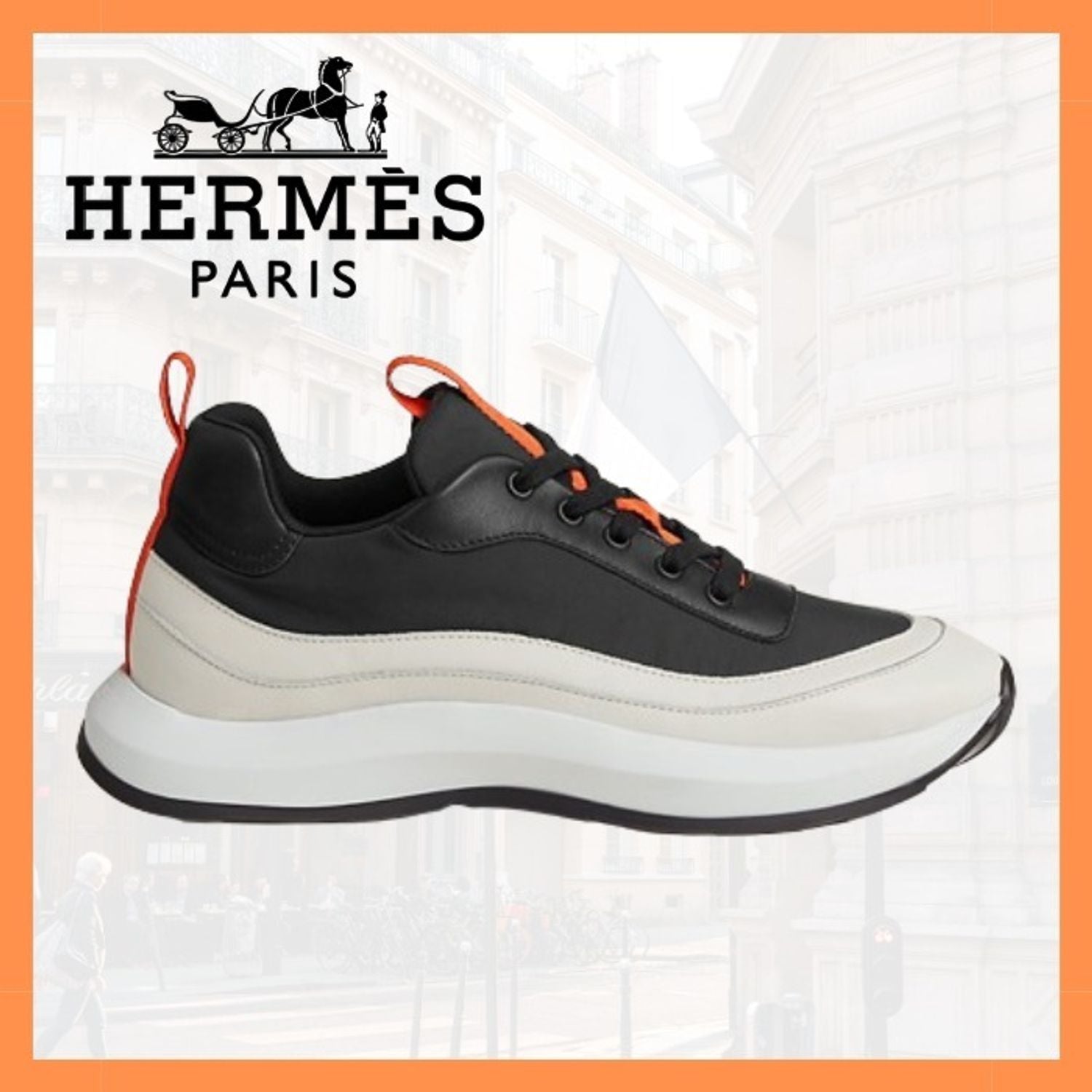 Hermès Chunky Leather Sneakers
