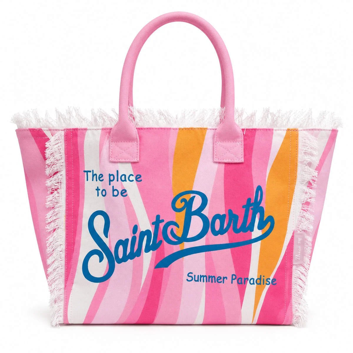 Saint Barth Summer Paradise Fringe Tote Bag