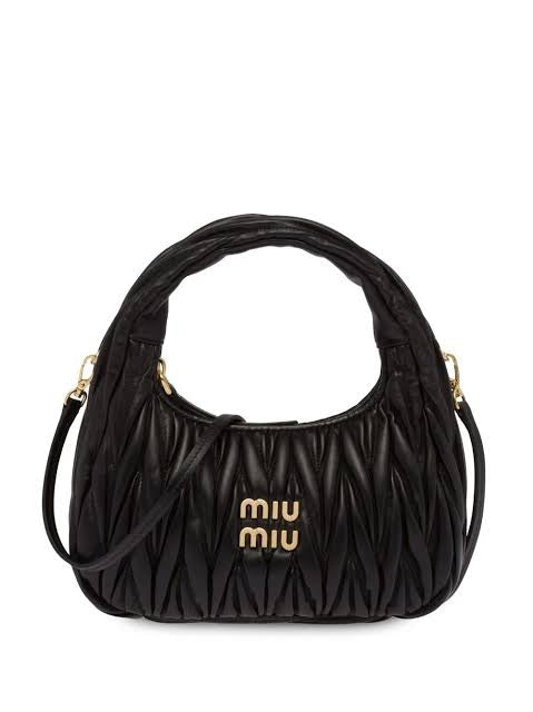 Miu Miu Matelassé Hobo Bag