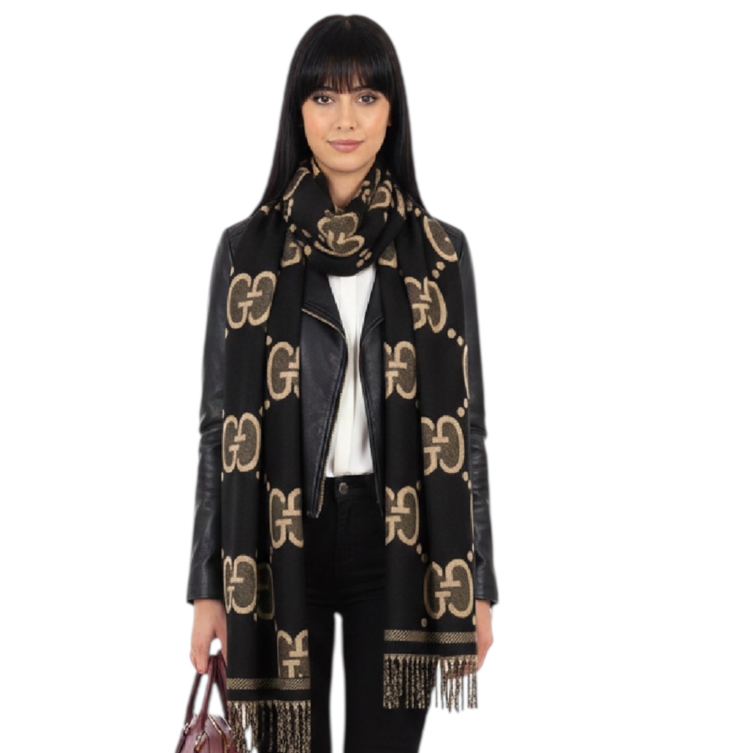 Gucci Double Face Wool Scarf