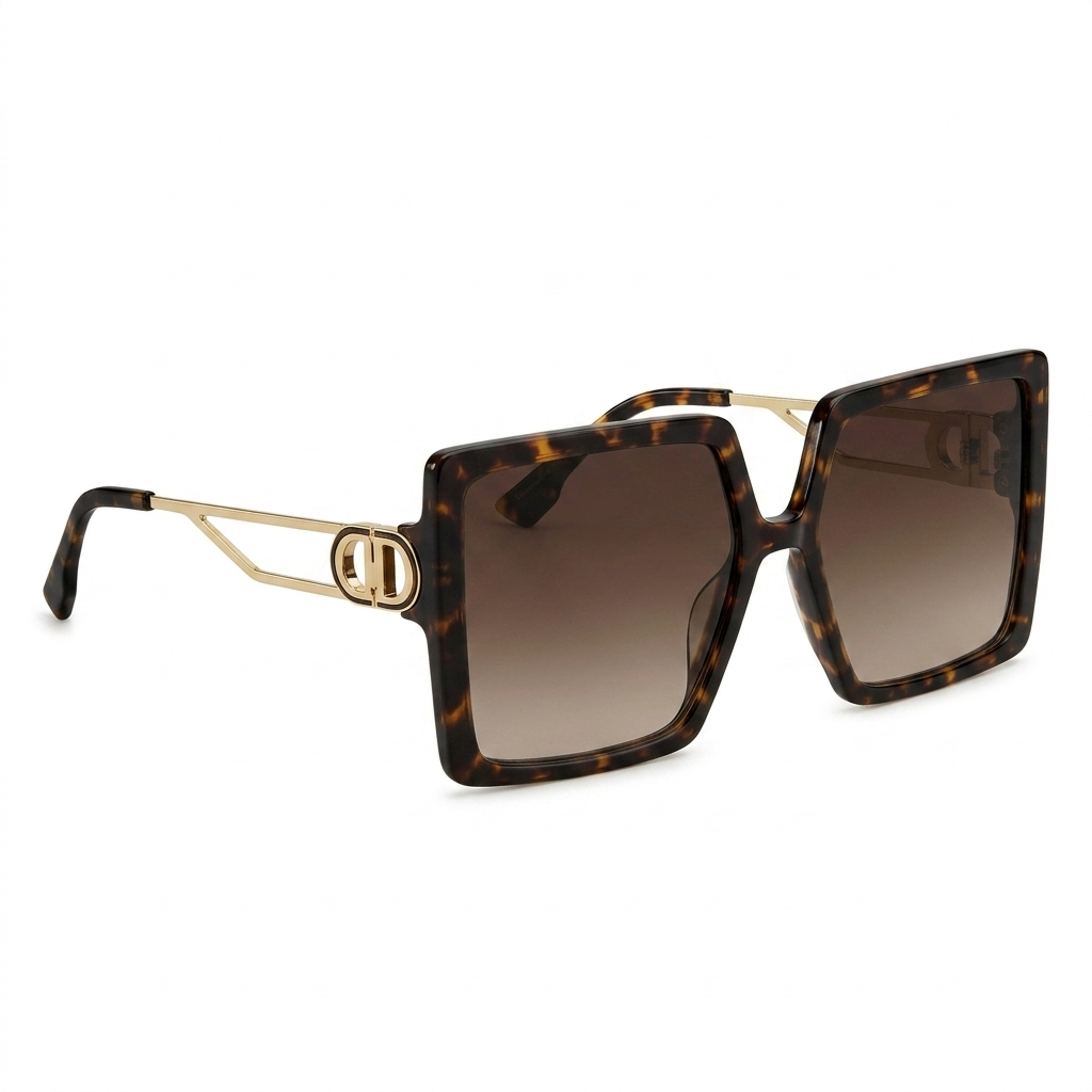 Dior 30 Montaigne Oversized Square Sunglasses