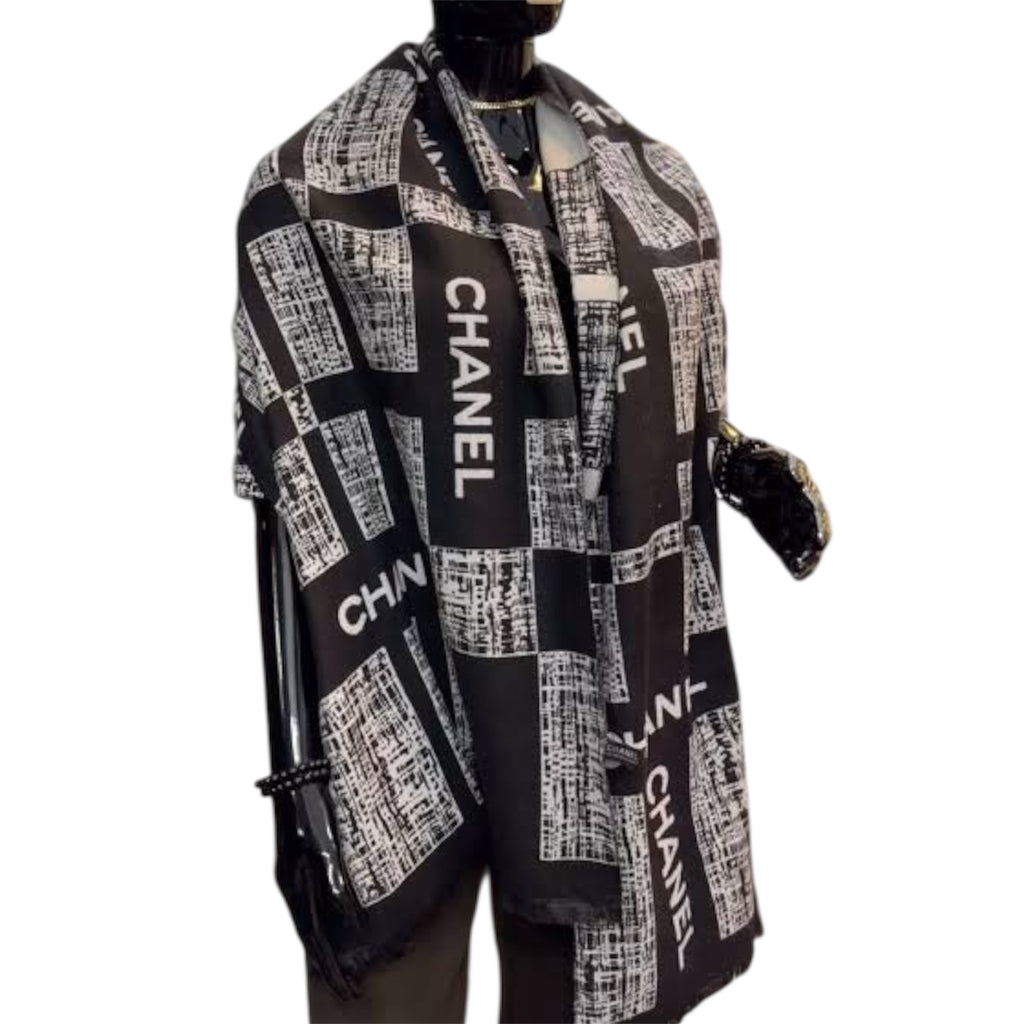 Chanel – Double-Face Signature Shawl