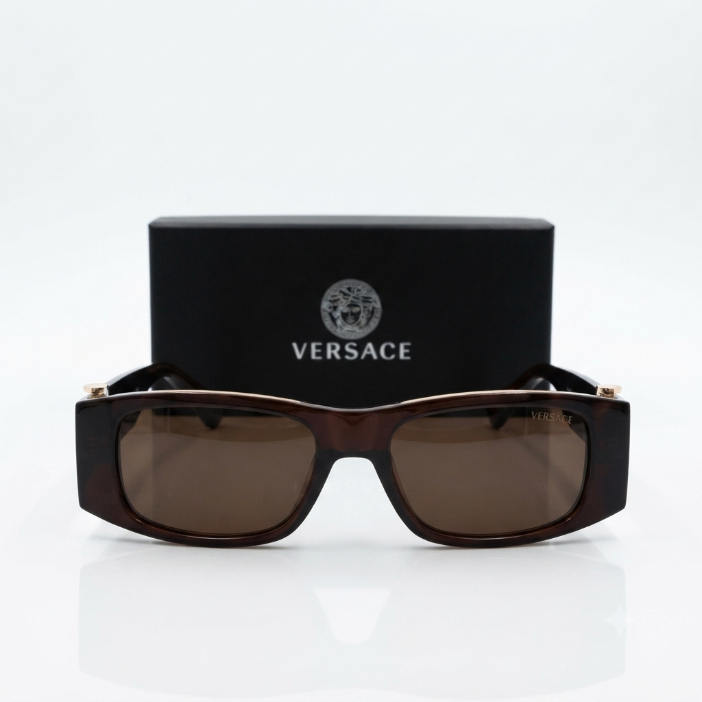 Versace Rectangular Sunglasses