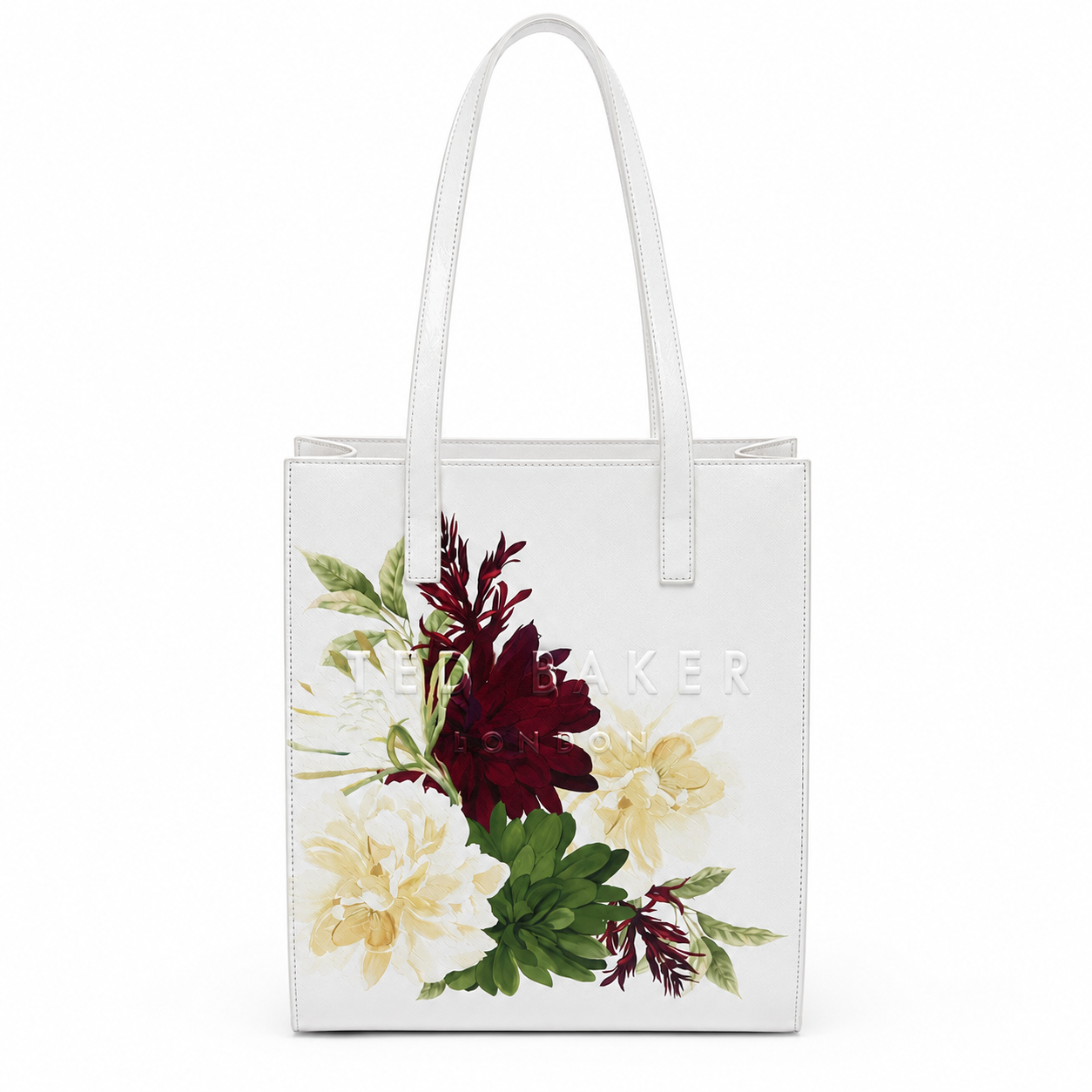 TED BAKER Botanin Icon floral-print woven tote bag